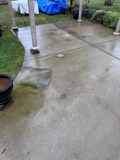 Concrete before